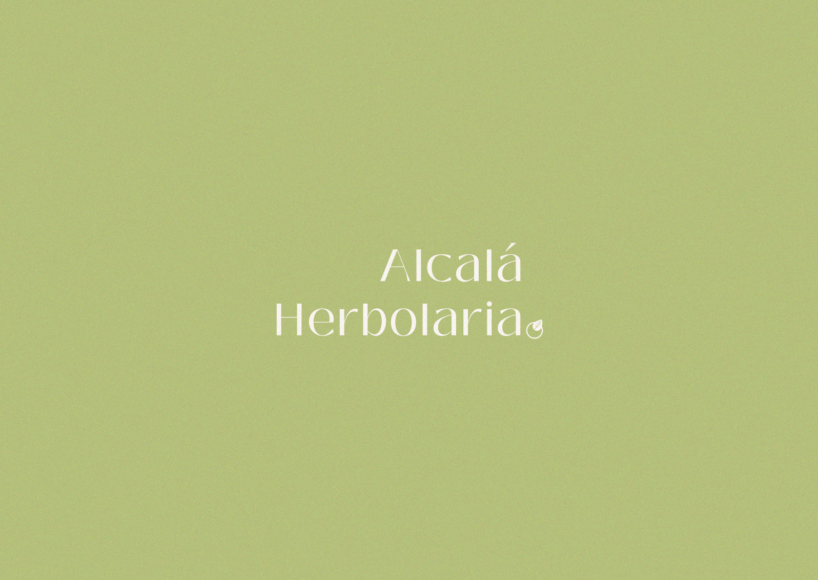 Diseño logo Alcalá Herbolaria